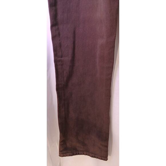 VTG Y2K Axist Men's Classic Brown Denim Jeans Size 32x30 Straight Fit - Picture 6 of 9